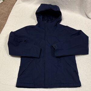 The North Face dryvent Navy Raincoat girls 10/12